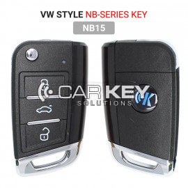 KeyDiy KD Universal Klappschlüssel 3 Tasten VW MQB Typ NB15