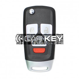 Keydiy KD Universal Klappschlüssel 3+1 Taste Audi Typ B27-3+1