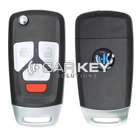 Keydiy KD Universal Klappschlüssel 3+1 Taste Audi Typ B27-3+1