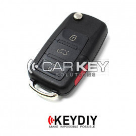 Keydiy KD Universal Klappschlüssel 3+1 Tasten Volkswagen Typ B01-3+1