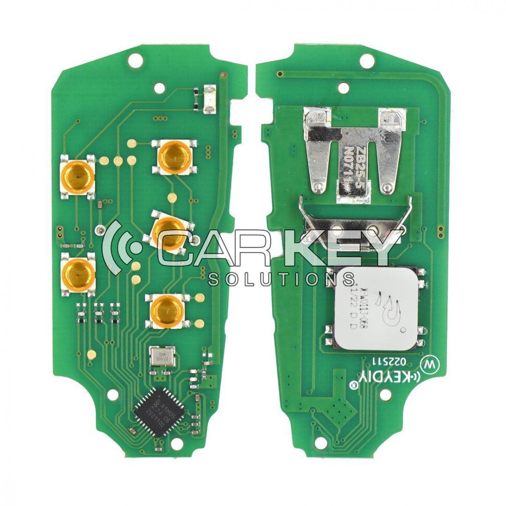 Keydiy KD Universal Smart Key PCB 5 Tasten VW Typ ZB25-5