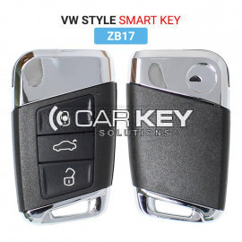 Keydiy KD Universal Smart Remote Key 3 Tasten VW Typ ZB17
