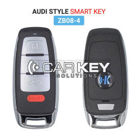 Keydiy KD Universal Smart Remote Key 3+1 Tasten Audi Typ ZB08-4
