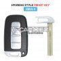 Keydiy KD Universal Smart Remote Key 3+1 Tasten Hyundai Typ ZB04-4