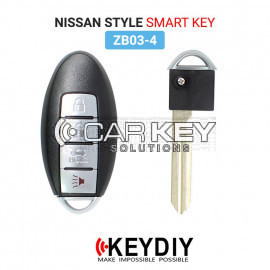 Keydiy KD Universal Smart Remote Key 3+1 Tasten Nissan Typ ZB03-4