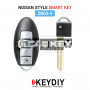 Keydiy KD Universal Smart Remote Key 3+1 Tasten Nissan Typ ZB03-4