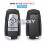Keydiy KD Universal Smart Remote Key 4 Tasten Ford Typ ZB21-4