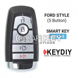 Keydiy KD Universal Smart Remote Key 4+1 Taste Ford Typ ZB21-5
