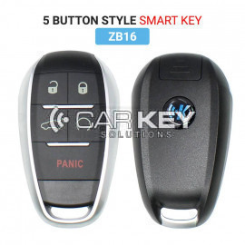 KeyDiy KD Universal Smart Remote Key 4+1 Tasten Typ Alfa Romeo ZB16