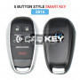 KeyDiy KD Universal Smart Remote Key 4+1 Tasten Typ Alfa Romeo ZB16