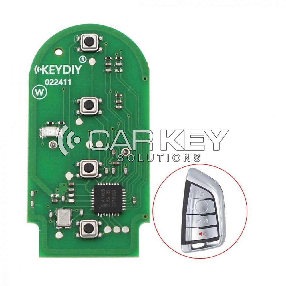 Keydiy KD Universal Smart Remote PCB 3+1 Tasten BMW Typ ZB23