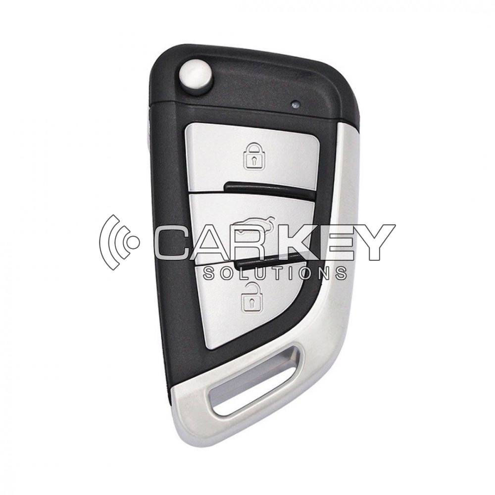 Keydiy KD Universal-Flip-Fernbedienungsschlüssel, 3 Tasten, Typ B29, Metall