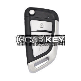 Keydiy KD Universal-Flip-Fernbedienungsschlüssel, 3 Tasten, Typ B29, Metall