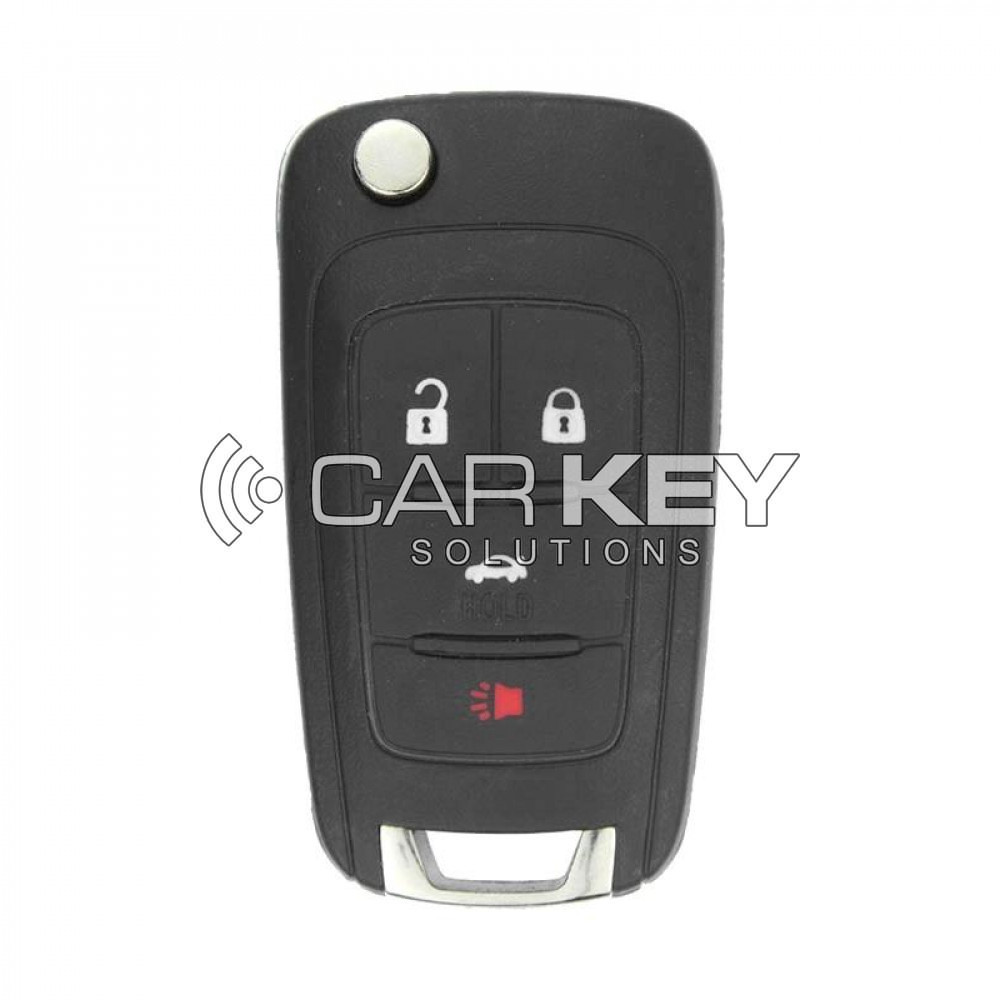 Klappschlüssel für Chevrolet Camaro 2012–2015, 4 Tasten, 433 MHz, FCC-ID: OHT01060512
