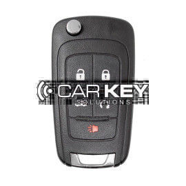 Klappschlüssel für Chevrolet Malibu/Impala 2014–2015, 4+1 Tasten, 433 MHz, HITAG 2 – ID46 PCF7937E-Transponder