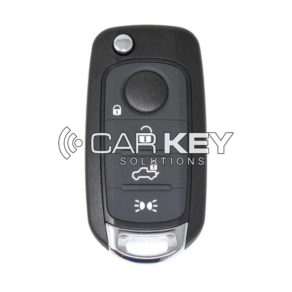 Klappschlüssel für Fiat EGEA, 4 Tasten, 433 MHz, Megamos AES-Transponder