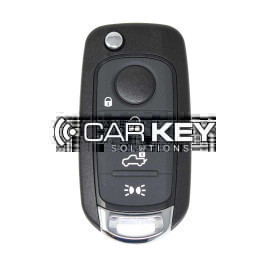 Klappschlüssel für Fiat EGEA, 4 Tasten, 433 MHz, Megamos AES-Transponder