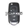 Klappschlüssel für Fiat EGEA, 4 Tasten, 433 MHz, Megamos AES-Transponder
