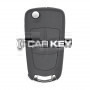 Klappschlüssel für Opel Astra H Zafira B, 2 Tasten, 433 MHz, FCC-ID: 13.149.658