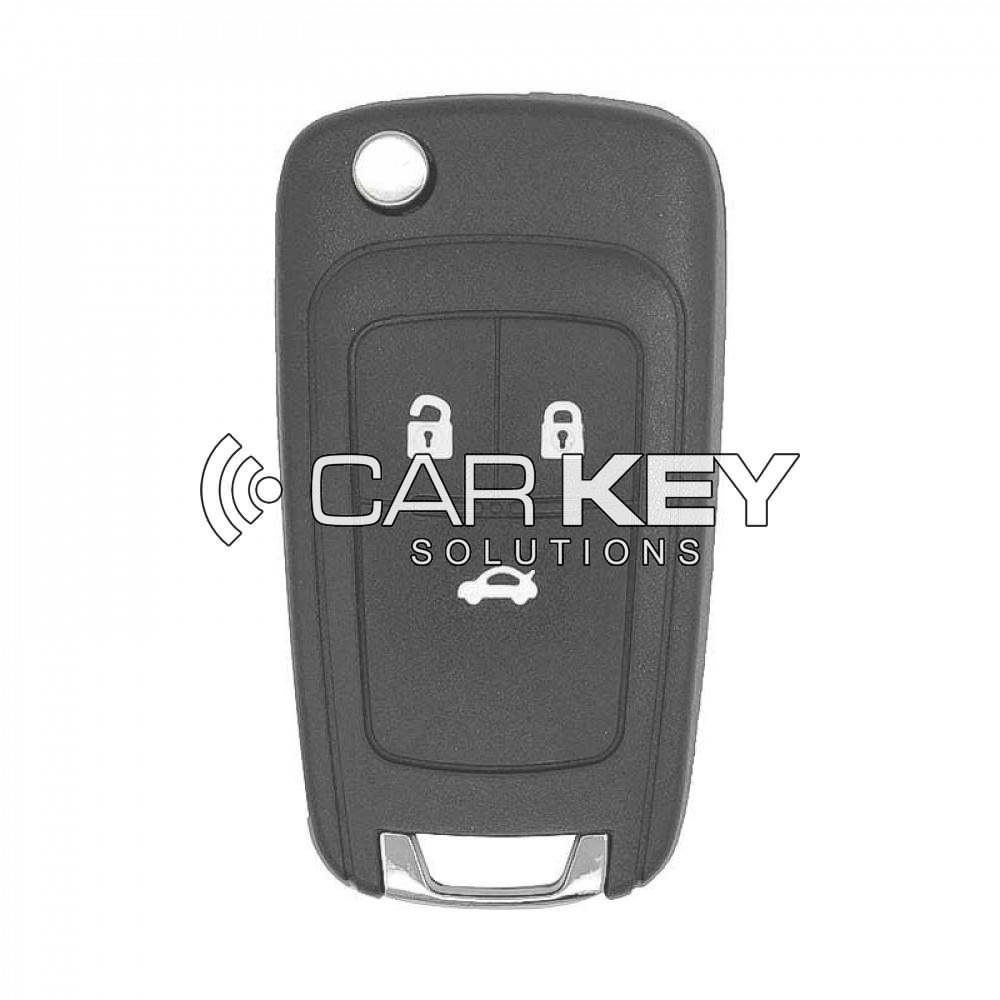 Klappschlüssel für Opel Astra J – Chevrolet Cruze, 3 Tasten, 433 MHz