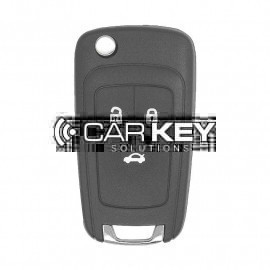 Klappschlüssel für Opel Astra J – Chevrolet Cruze, 3 Tasten, 433 MHz