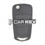 Klappschlüssel für Opel Corsa D, 2 Tasten, 433 MHz, PCF7941A, Transponder, FCC-ID: 13.188.284 – G1-AM433TX