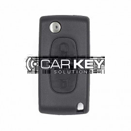 Klappschlüssel für Peugeot 308 3008 5008 Citroen Berlingo Modell 0536, 2 Tasten, 433 MHz, ASK VA2-Blade