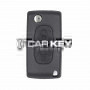 Klappschlüssel für Peugeot 308 3008 5008 Citroen Berlingo Modell 0536, 2 Tasten, 433 MHz, ASK VA2-Blade