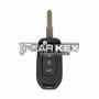 Klappschlüssel für Renault Dacia, 3 Tasten, 433 MHz, HU136-Klinge
