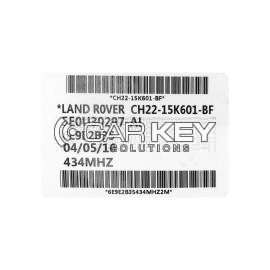 Land Rover Original Smart Remote Key 5 Tasten 433MHz CH22-15K601-BF