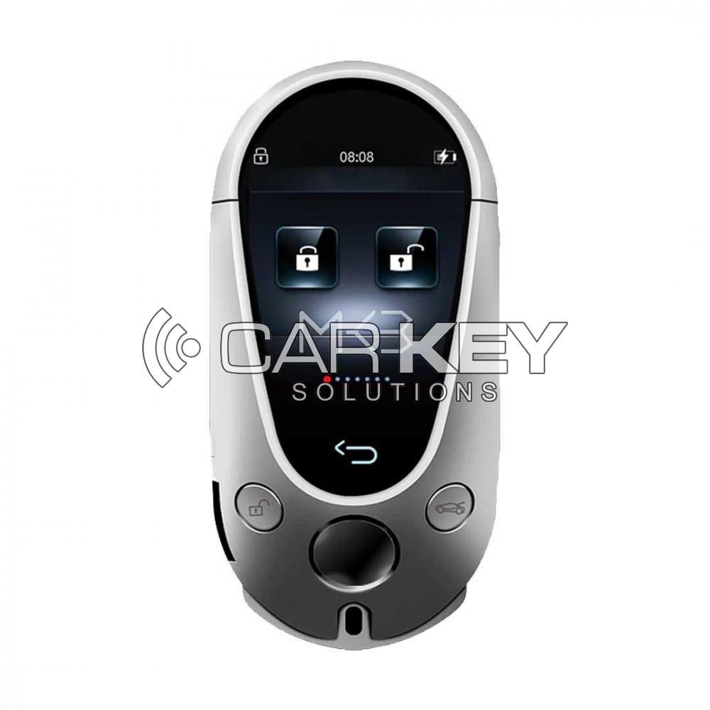 LCD EN700 Smart Key PKE System Für Alle Keyless Auto Mercedes Benz Stil Silber Farbe