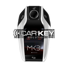 LCD Universal modifizierter Smart Remote Key PKE Comfort Access System für alle schlüssellosen Autos Silber Farbe