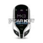 LCD Universal Modified Smart Key PKE System for all keyless cars in Maserati style, color Silver