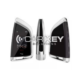 LCD-Universal-modifizierter Smart-Remote-Key-Kit für alle schlüssellosen Autos im FEM-Stil, silberne Farbe