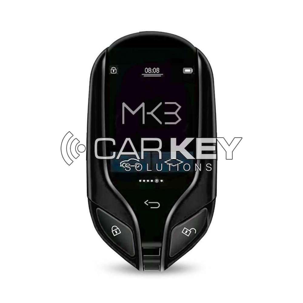 LCD-Universal-modified Smart-Remote-Key-PKE-System for all keyless cars in Maserati style, black color