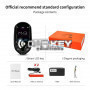 LCD-Universal-modified Smart-Remote-Key-PKE-System for all keyless cars in Maserati style, black color