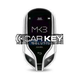 LCD-Universal-modifiziertes Smart-Remote-Key-PKE-System für alle schlüssellosen Autos im Maserati-Stil, silberne Farbe