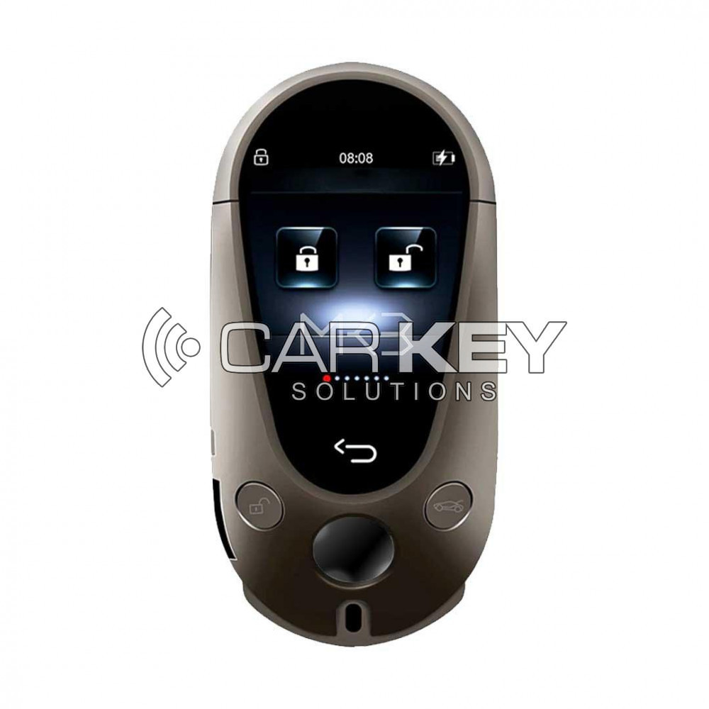 LCD-Universal-modifiziertes Smart-Remote-Key-PKE-System für alle schlüssellosen Autos im Mercedes-Benz-Stil, Gunmetal-Farbe