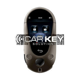 LCD-Universal-modifiziertes Smart-Remote-Key-PKE-System für alle schlüssellosen Autos im Mercedes-Benz-Stil, Gunmetal-Farbe