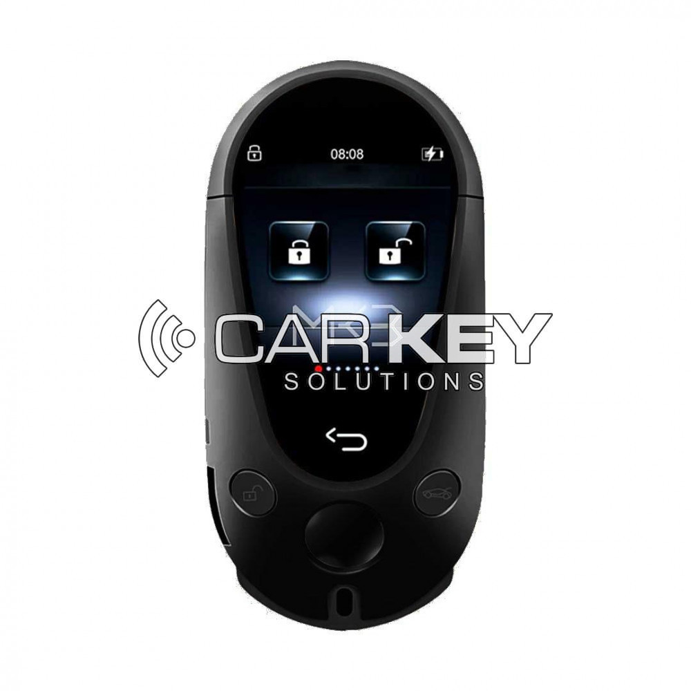 LCD-Universal-modifiziertes Smart-Remote-Key-PKE-System für alle schlüssellosen Autos im Mercedes-Benz-Stil, schwarze Farbe