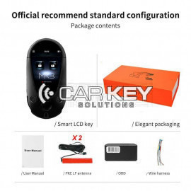 LCD-Universal-modifiziertes Smart-Remote-Key-PKE-System für alle schlüssellosen Autos im Mercedes-Benz-Stil, schwarze Farbe