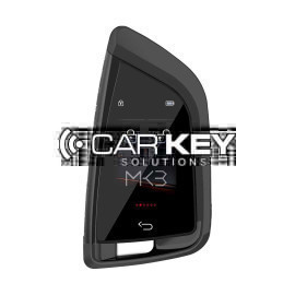 LCD Universal Smart Key Kit with keyless access and IOS Auto FEM location tracking system in black color