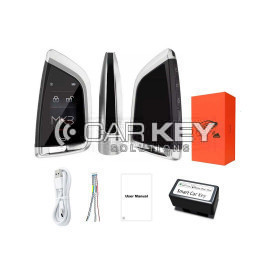 LCD-Universal-Smart-Key-Kit mit schlüssellosem Zugang und IOS-Auto-FEM-Standortverfolgungssystem, silberne Farbe