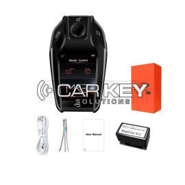 LCD-Universal-Smart-Key-Kit mit schlüssellosem Zugang und IOS-Auto-Standortverfolgungssystem im BMW-Stil, schwarze Farbe