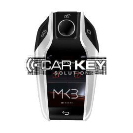 LCD-Universal-Smart-Key-Kit mit schlüssellosem Zugang und IOS-Auto-Standortverfolgungssystem im BMW-Stil, silberne Farbe