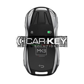 LCD-Universal-Smart-Key-Kit mit schlüssellosem Zugang und IOS-Auto-Standortverfolgungssystem im Porsche-Stil, silberne Farbe