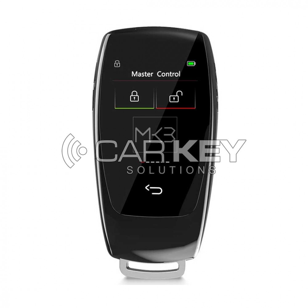 LCD-Universal-Smart-Remote-Key-Kit mit schlüssellosem Zugang und IOS-Fahrzeugstandortverfolgungssystem, schwarze Farbe