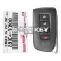 Lexus GS 2016 Original Smart Key Remote Control 433MHz 89904-30K00