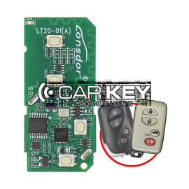 Lonsdor LT20-01J0 Universal Smart Remote PCB 40/80 Bit für Toyota Lexus 4 Tasten 433/315 MHz
