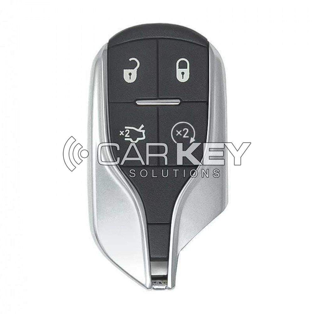 Maserati Ghibli/Quattroporte 2014–2022 Original Smart-Fernschlüssel 4 Tasten 433 MHz 670019936